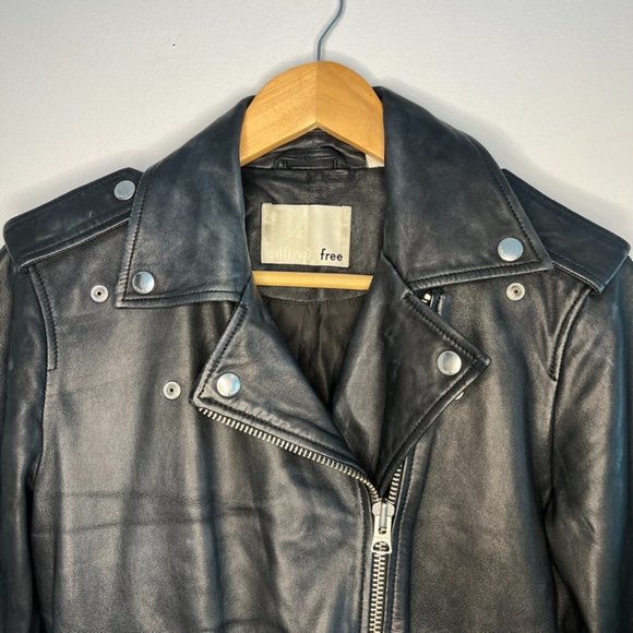 Aritzia Wilfred Free Lennon Biker Jacket - Picture 7 of 16